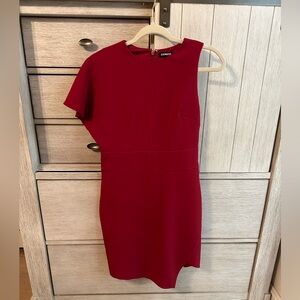 Express Asymmetrical Holiday Cocktail Dress